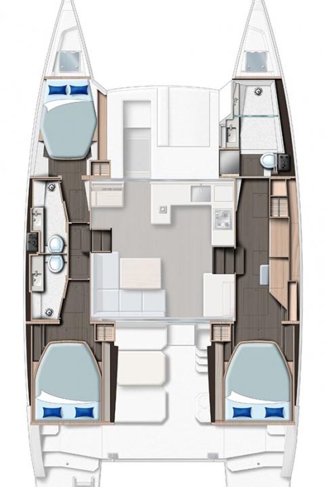 Leopard 42 - 3 cab. Serenity