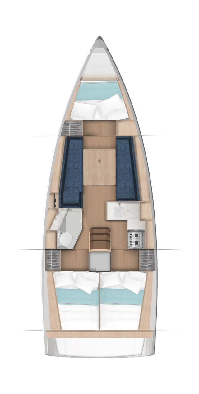 Sun Odyssey 350 - 3 cab. Star Kiss