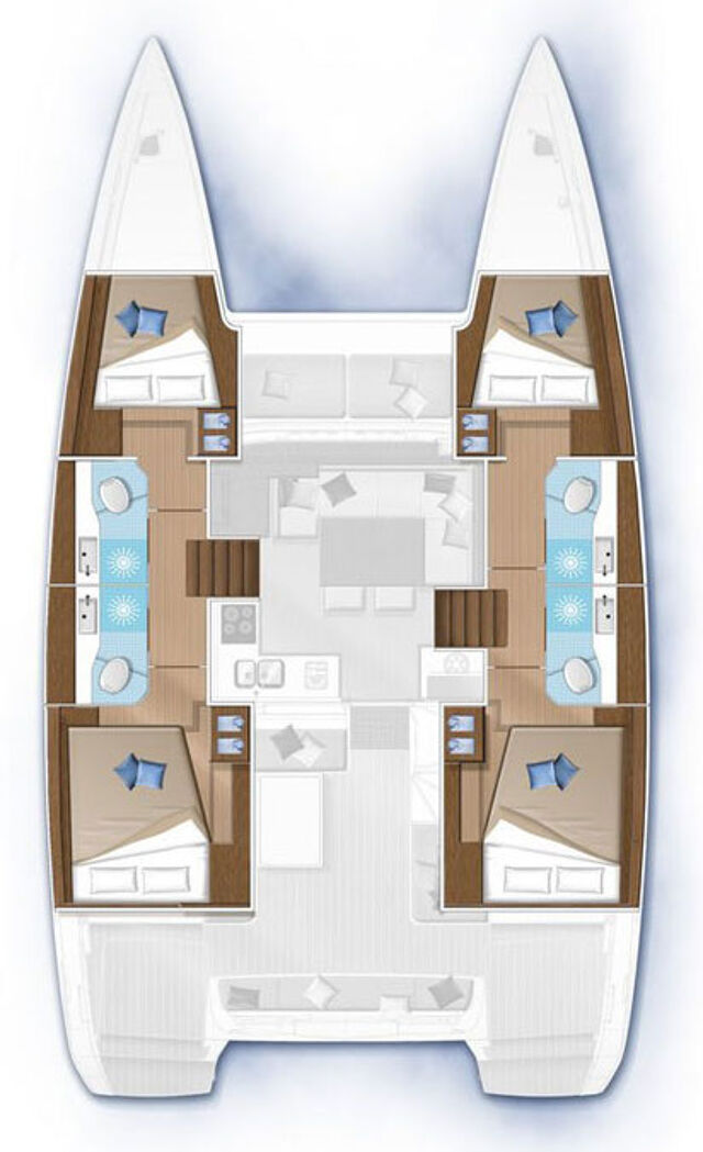 Lagoon 40 - 4 + 2 cab Nerea