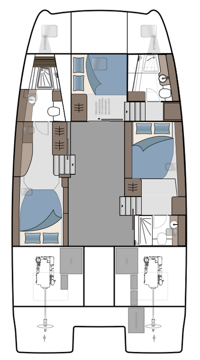 Aquila 42 - 3 cab. Seaduction