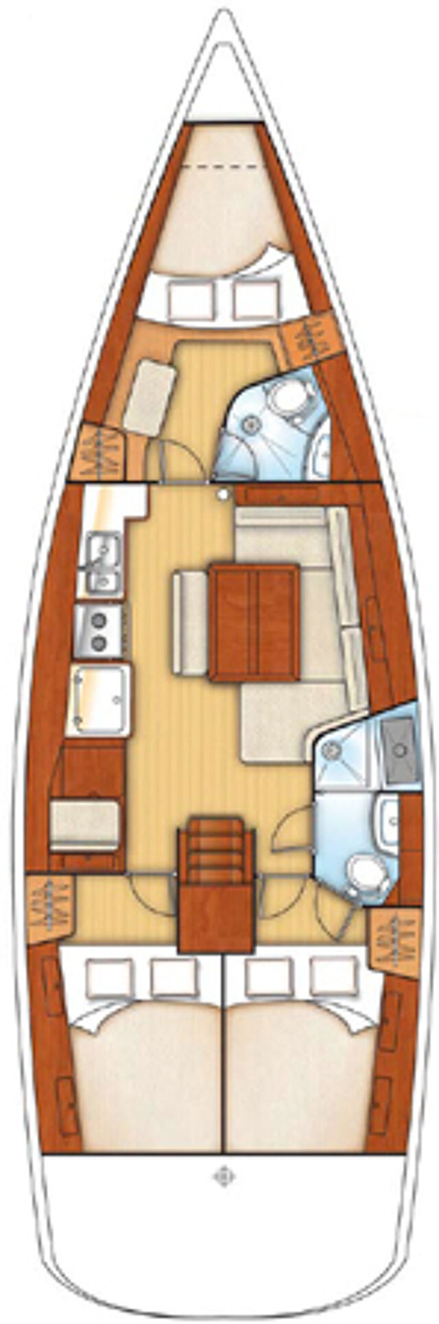 Oceanis 43 - 3 cab. Jala one