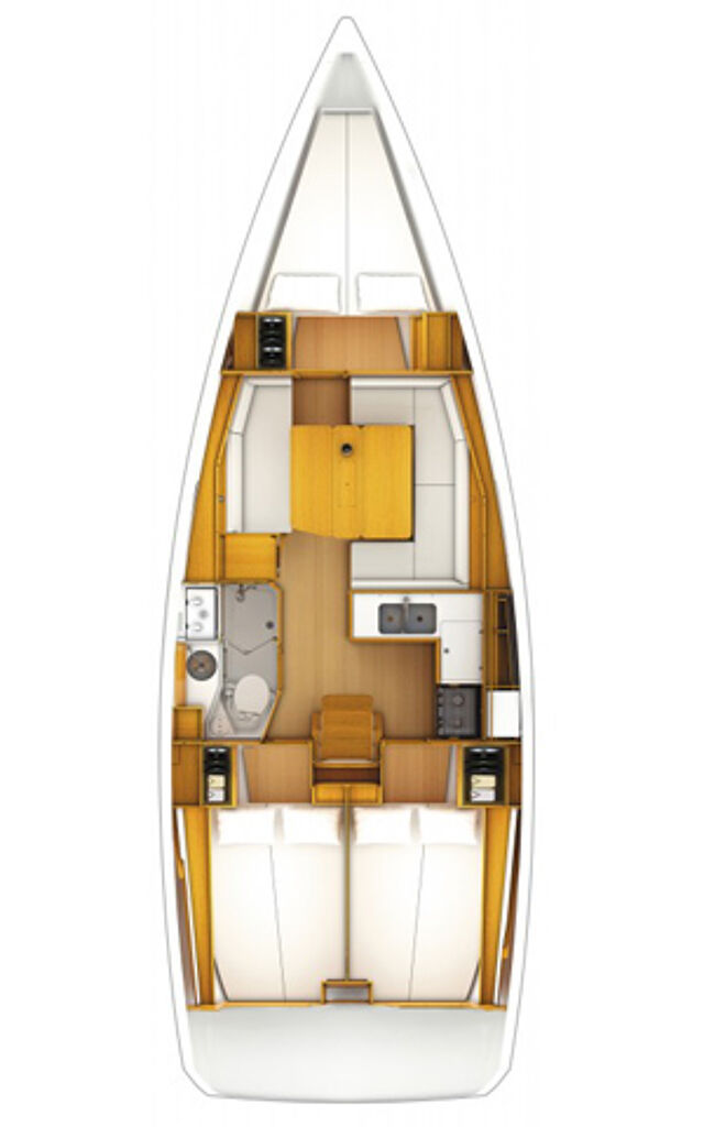 Sun Odyssey 379 talelli
