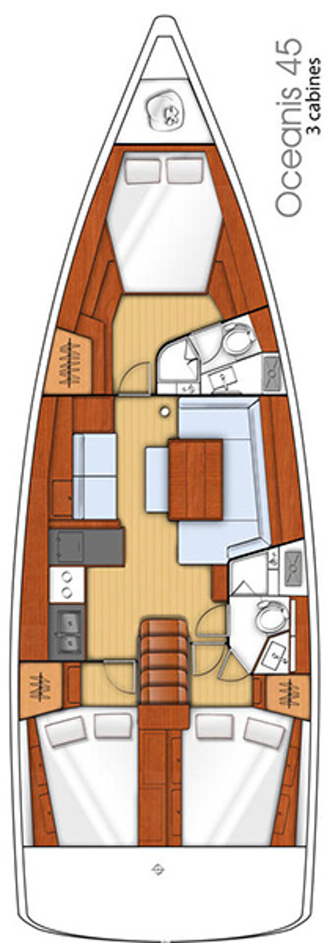 Oceanis 45 - 3 cab. Megan