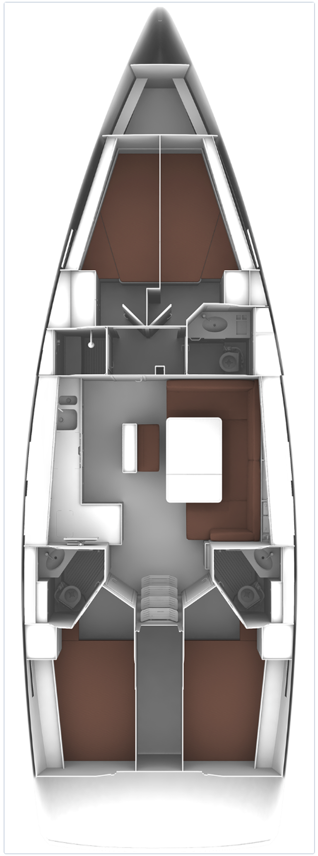 Bavaria Cruiser 46 - 4 cab.* Trex