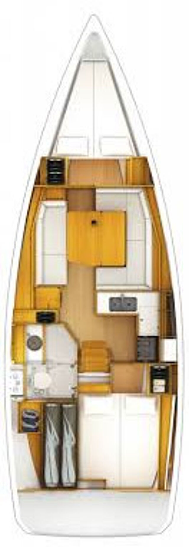 Sun Odyssey 379 - 2 cab. b'elli 