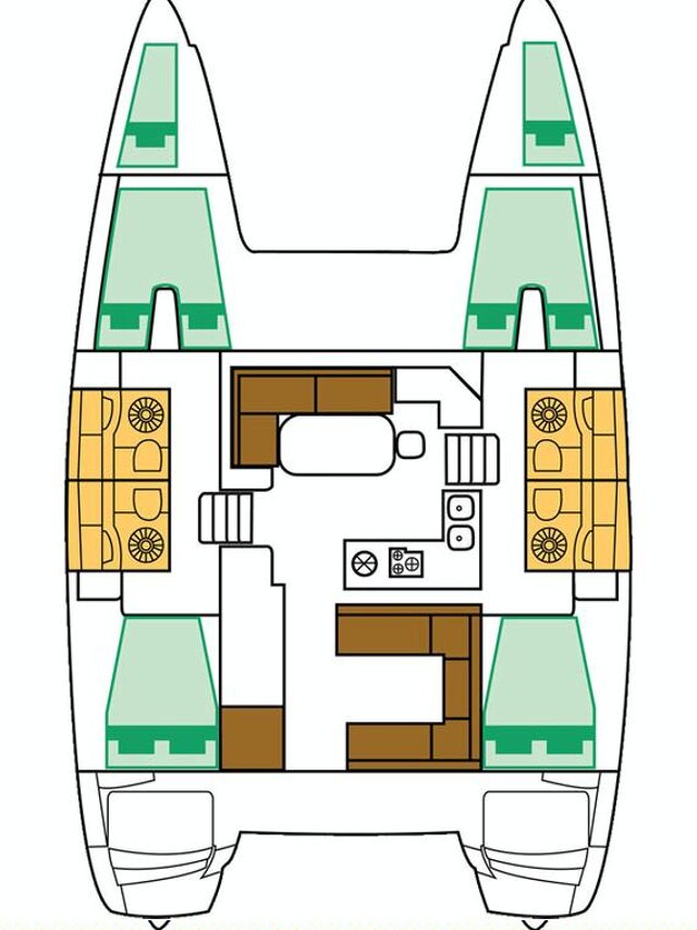 Lagoon 400 S2 - 4 + 2 cab. Vicky