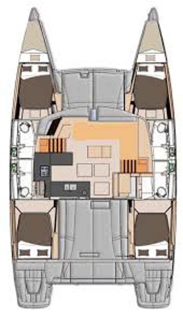 Helia 44 - 4 cab. Lounge