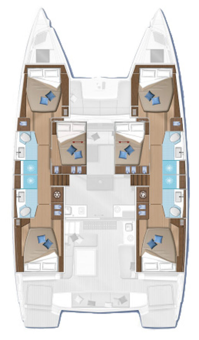 Lagoon 50 - 6 + 2 cab. KaLiMar