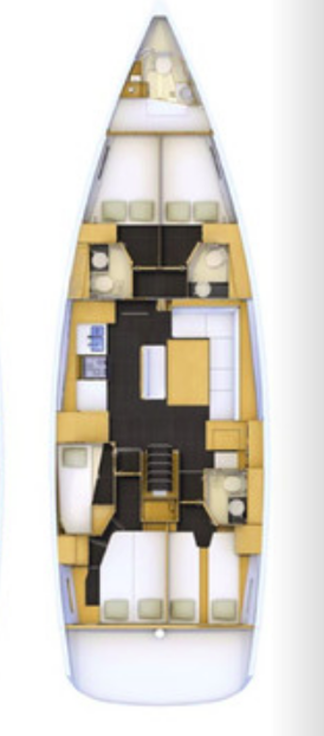 Jeanneau 54 - 5 + 1 cab.	 Cielito Lindo