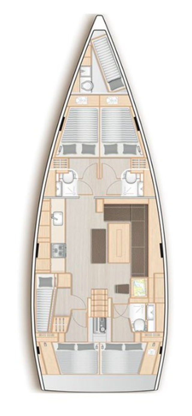 Hanse 508 - 5 + 1 cab. Adriatiq Scum