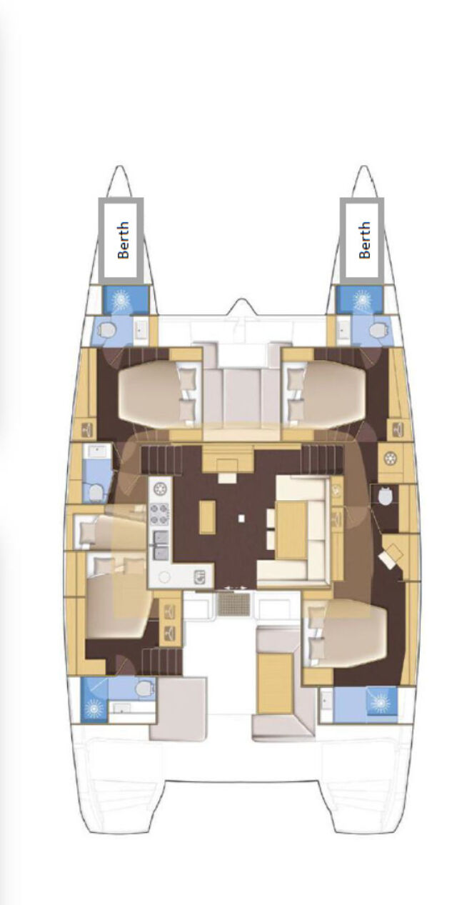 Lagoon 52 - 5 + 2 cab. Adriatic Star