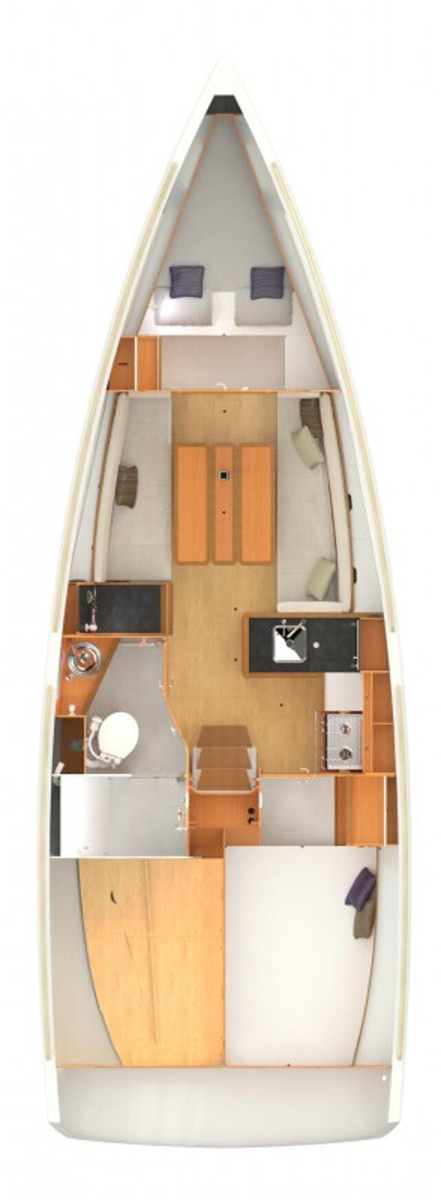 Sun Odyssey 349 - 2 cab. Naya
