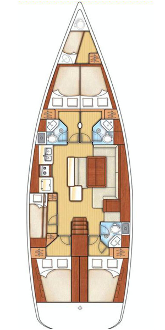 Sun Odyssey 509 - 5 + 1 cab. Rock Point