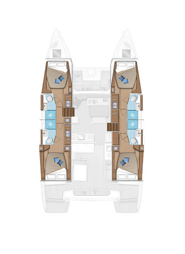 Lagoon 46 - 4 + 2 cab. Amalia